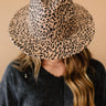 Justin Taylor Leopard Red Brim Fedora - LXM Fashion 