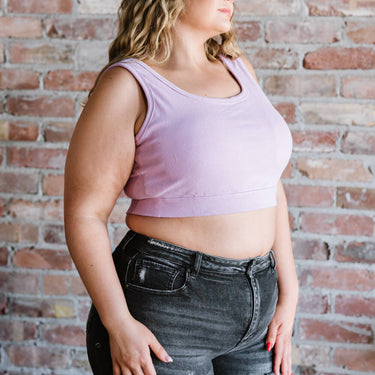 White Birch Back Together Full Size Padded Crop Top - LXM Fashion 