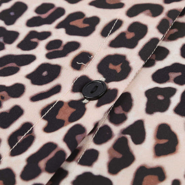Printed Short Sleeve Button Down Shirt - LXM Fashion 