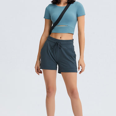 Cut Out Front Sports Tank Top - LXM Fashion 