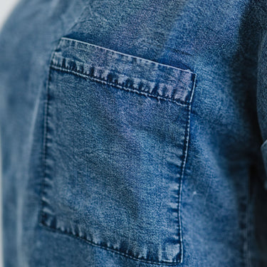 Doe & Rae Take Me There Denim Top - LXM Fashion 