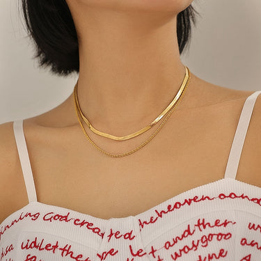 Finished Look Double-Layered Necklace - LXM Fashion 