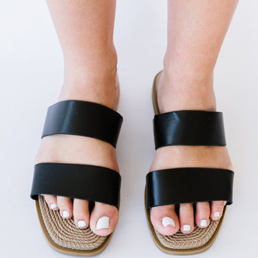 KAYLEEN First Move Slide-On Sandals - LXM Fashion 