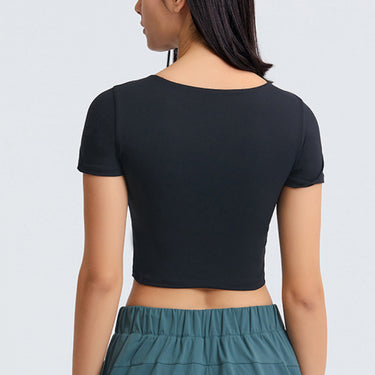 Cut Out Front Sports Tank Top - LXM Fashion 