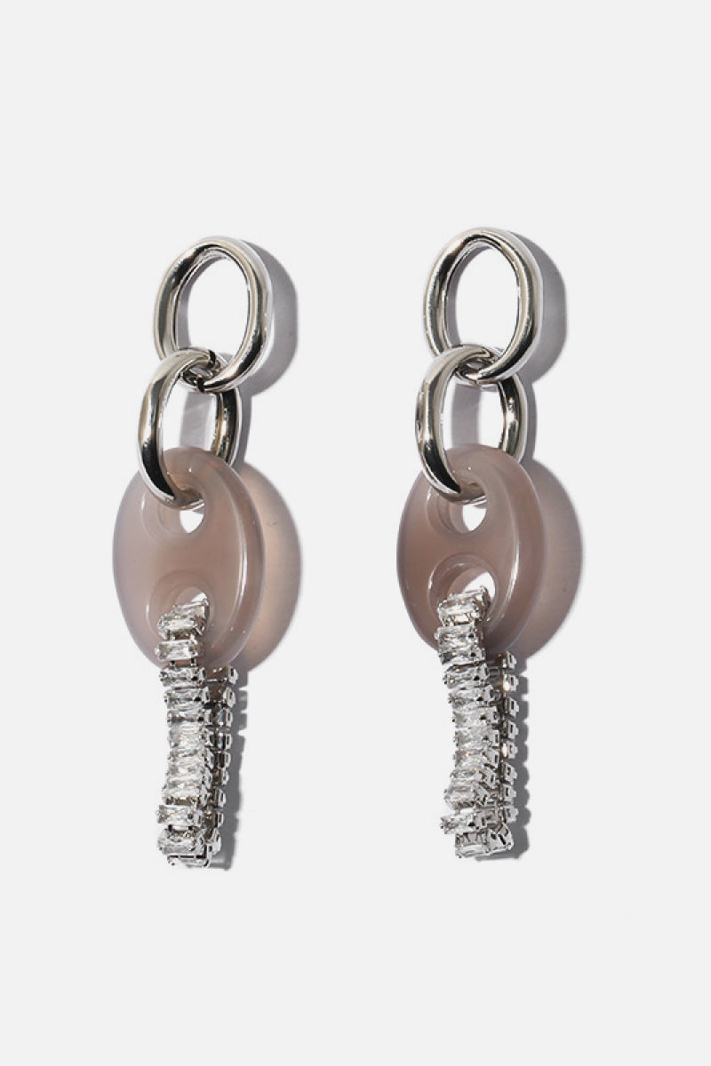 Industrial Natural Stone Earrings - LXM Fashion 