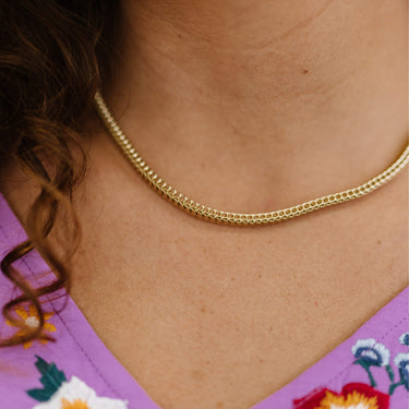 Fashion Collection Radiant Beauty Gold-Plated Necklace - LXM Fashion 