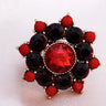 Glass Pixel Floral Ring - LXM Fashion 