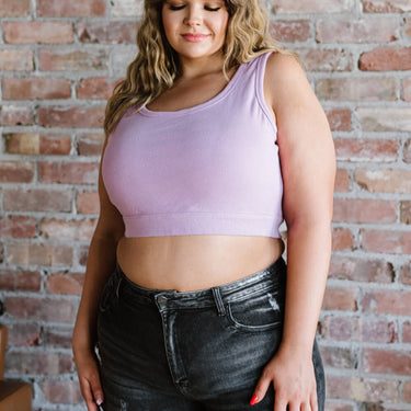 White Birch Back Together Full Size Padded Crop Top - LXM Fashion 