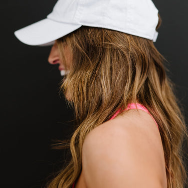 David & Young National Parks Vintage Wash Baseball Cap in White - LXM Fashion 