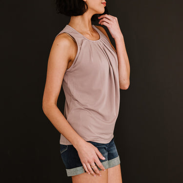 Zenana Let It Be Full Size Run Pleated Sleeveless Top - LXM Fashion 