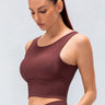 Reversible Ribbed Cropped Yoga Tank - LXM Fashion 