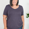 Rae Mode Good Looks Full Size V-Neck Tee - LXM Fashion 