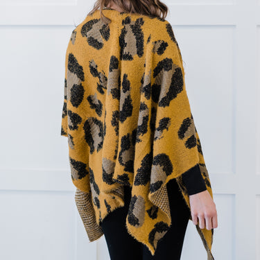 Justin Taylor Leopard Print Handkerchief Hem Cardigan - LXM Fashion 