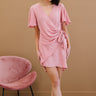 Dress Day City Sweetheart Satin Wrap Dress - LXM Fashion 
