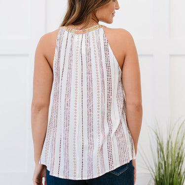 Andree by Unit Serenade Me Full Size Embroidered Sleeveless Blouse - LXM Fashion 
