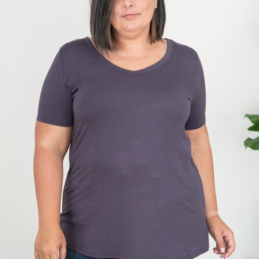 Rae Mode Good Looks Full Size V-Neck Tee - LXM Fashion 