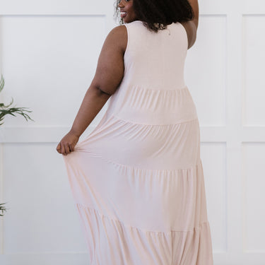 Zenana Love Letter Tiered Sleeveless Maxi Dress - LXM Fashion 