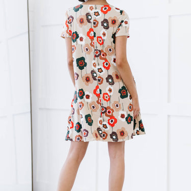 P & Rose Full Size Flower Market Floral Dress with Pockets - LXM Fashion 