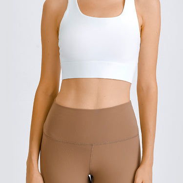 Cross Back Yoga Crop Top - LXM Fashion 