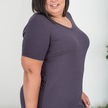 Rae Mode Good Looks Full Size V-Neck Tee - LXM Fashion 