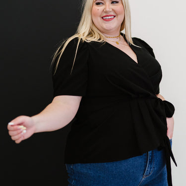 Andree by Unit Understated Elegance Faux Wrap Blouse - LXM Fashion 