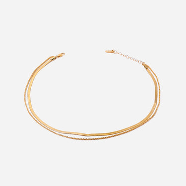 Finished Look Double-Layered Necklace - LXM Fashion 