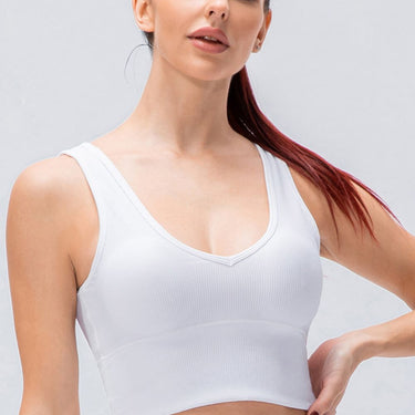 Reversible Ribbed Cropped Yoga Tank - LXM Fashion 