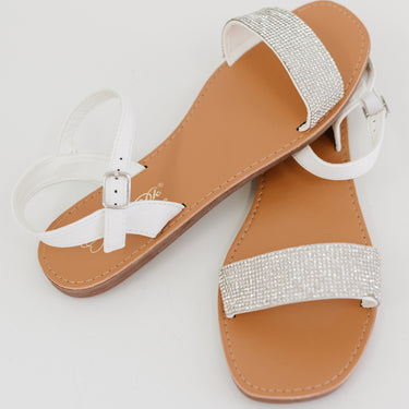 DDK The Extra Mile Rhinestone Sandals - LXM Fashion 