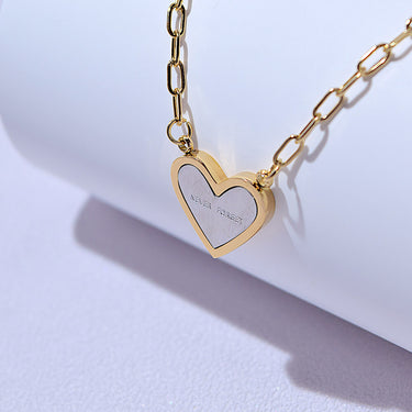NEVER FORGET Heart Pendant Necklace - LXM Fashion 