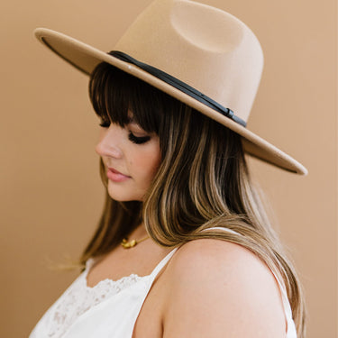 Fame You Are Enough Thin Strap Fedora - LXM Fashion 