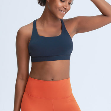 Strapy Back Sports Bra - LXM Fashion 