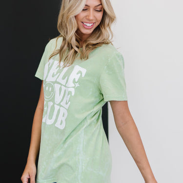 Sew In Love Self Love Club Full Size Graphic Tee - LXM Fashion 