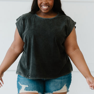 Sew In Love Heat Wave Full Size Run Acid Wash Tank Top - LXM Fashion 