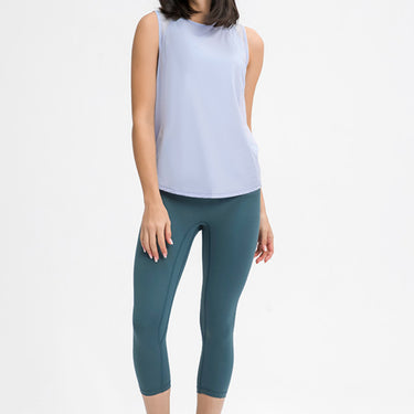 Cut Out Back Active Tank - LXM Fashion 