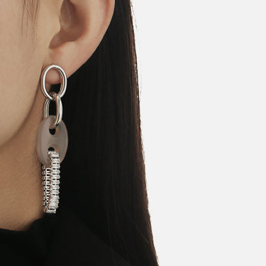 Industrial Natural Stone Earrings - LXM Fashion 