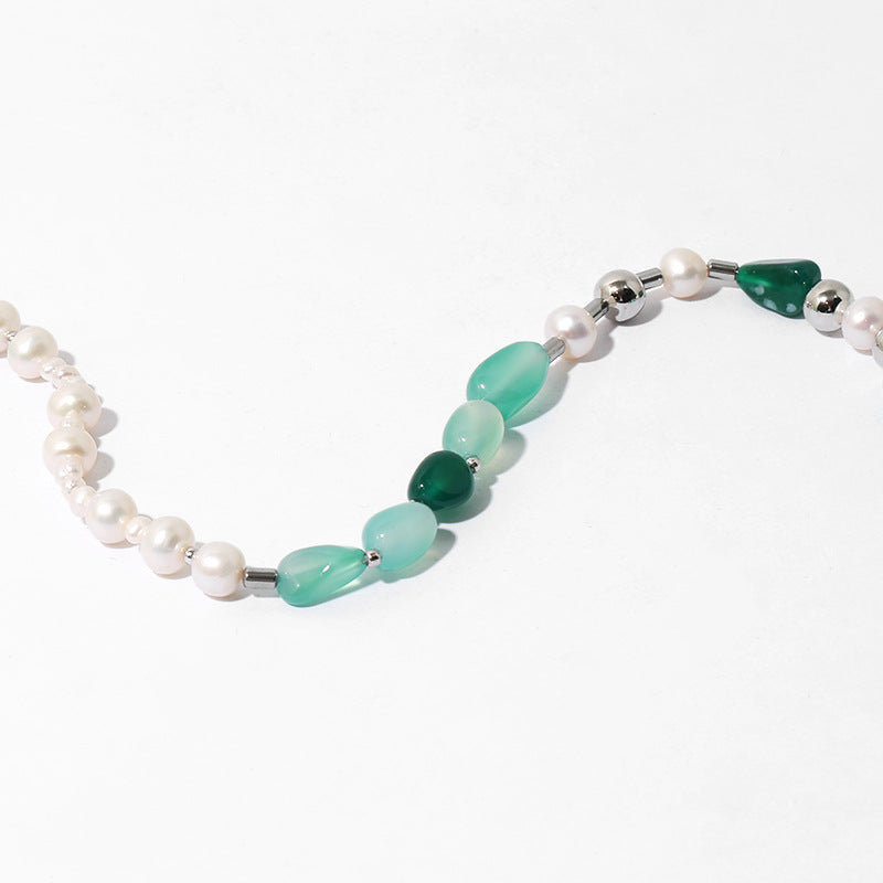 Freshwater Pearl Natural Stone Necklace - LXM Fashion 