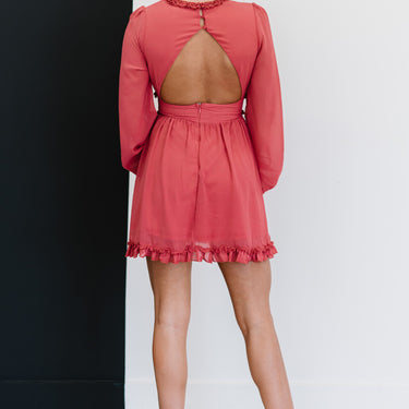 Dress Day Regal Ruffles Mini Dress - LXM Fashion 