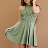 Dress Day Endless Options Multiway Convertible Mini Dress - LXM Fashion 