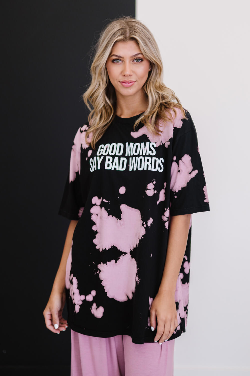 Organic Generation Good Moms Say Bad Words Graphic Tee - LXM Fashion 