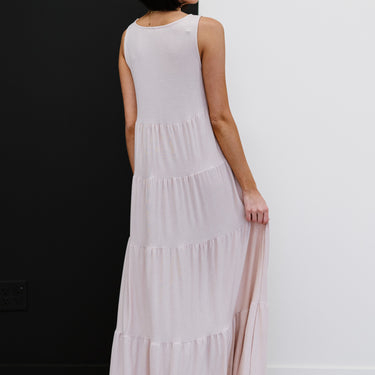 Zenana Love Letter Tiered Sleeveless Maxi Dress - LXM Fashion 